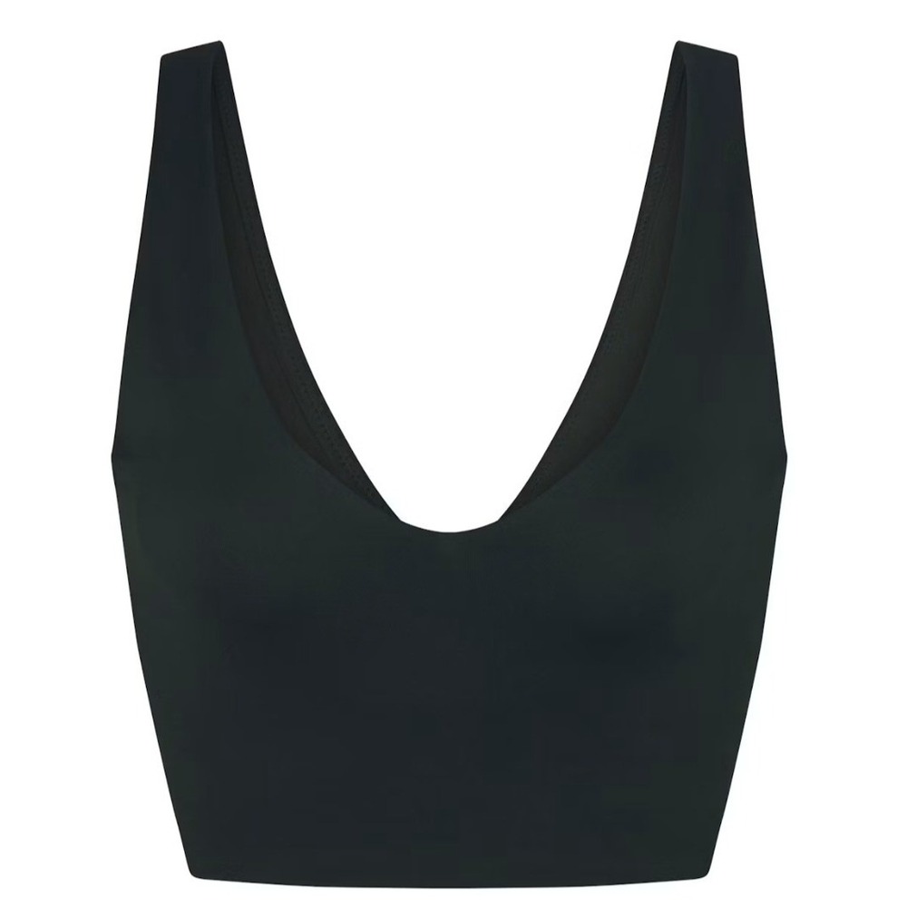 Skims x Nike Matte V-Neck Longline Bra Dark Teal BA-LLL-8616W XL